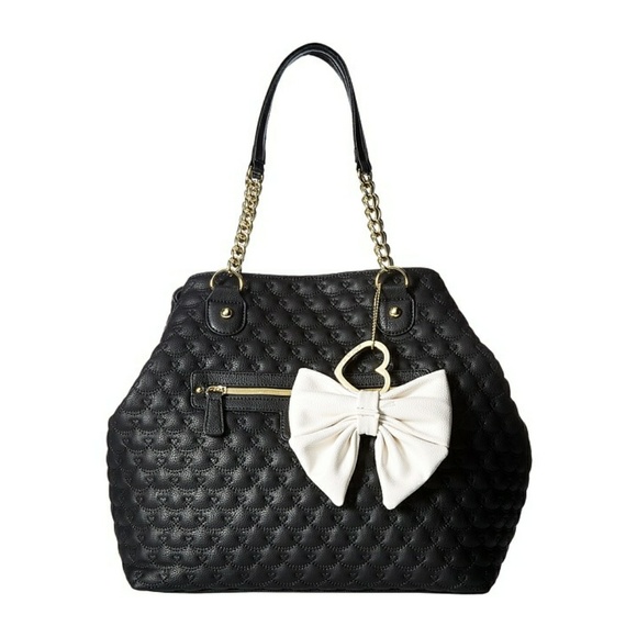 Betsey Johnson Handbags - NWT Betsey Large Trap Tote & Pouch Final Price